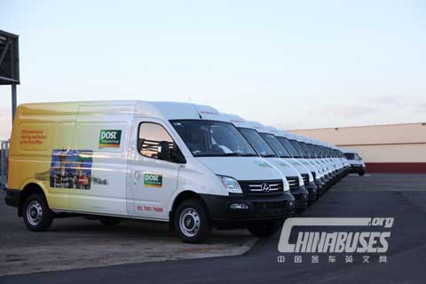 上汽大通260臺V80交付愛爾蘭國家郵政