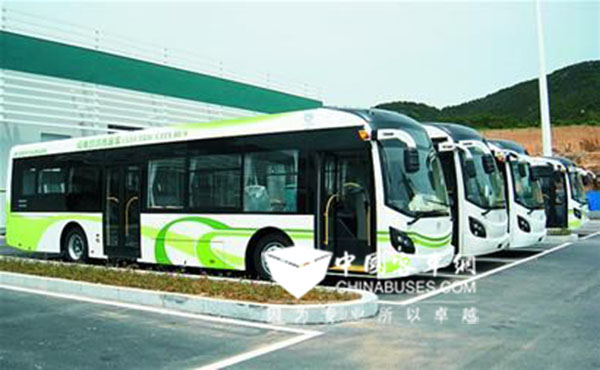 廣州300輛純電動公交車5月起陸續上路