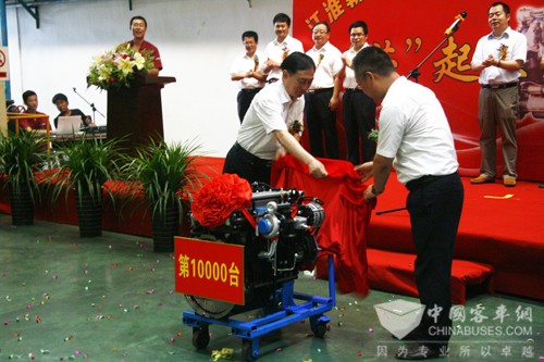 合肥江淮朝柴動力第10000臺發動機成功下線