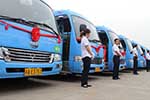 百路佳交付批量新款高品質純電動公交車