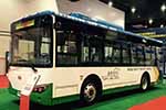 南京金龍“氫混燃氣（增程式）電動客車”亮相東盟博覽會