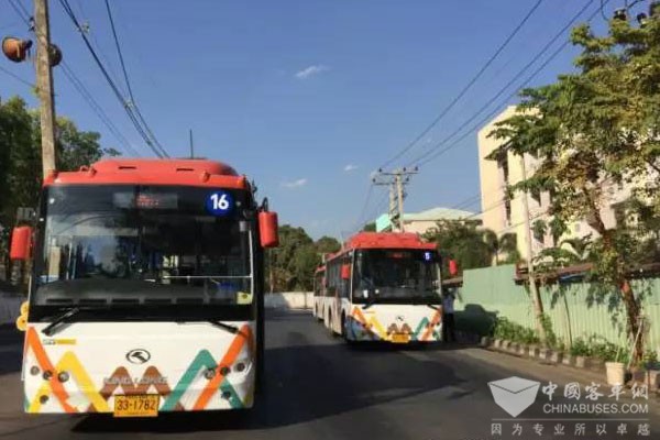 金龍公交車在孔敬大學