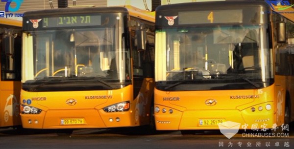 海格超級(jí)電容車(chē)在以色列投運(yùn)