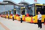 山東：濟寧市城際公交100輛大型純電動車投入運營