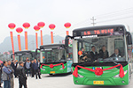 中國西部第一條純電動(dòng)在線快充公交示范線通車