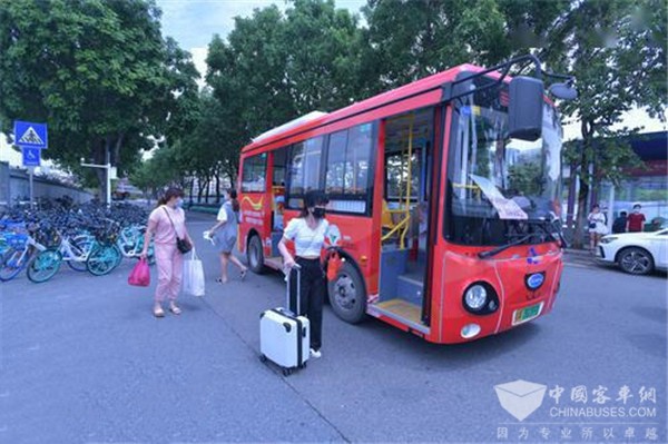 破解交通接駁難題  開沃“迷你公交車”將在廣州全市推廣