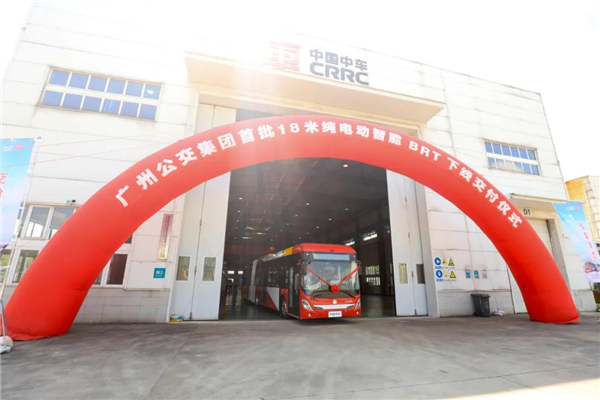 城市BRT的“中車方案”  18米巴客龍交付廣州公交集團