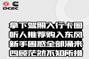 萌新求帶！東風康明斯一體化動力鏈：我來！