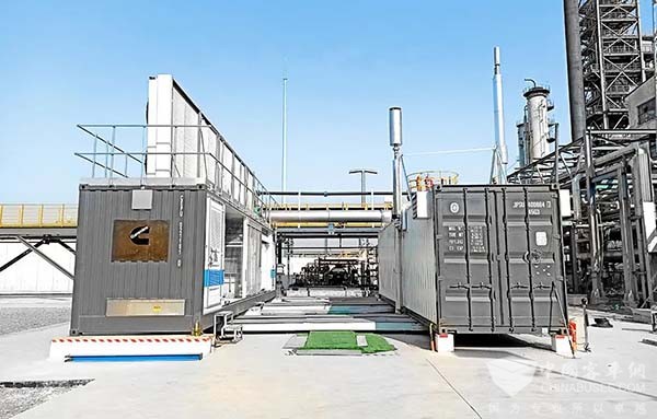 康明斯中國 集裝箱式 質子交換膜 電解水制氫系統