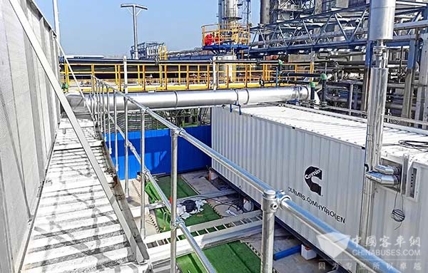 康明斯中國 集裝箱式 質子交換膜 電解水制氫系統