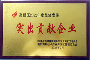 踐行“品牌向上”  東風德納榮獲襄陽高新區年度經濟發展突出貢獻企業