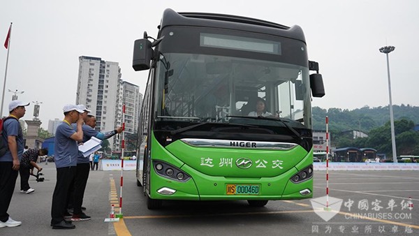 蘇州金龍 海格蔚藍 新能源公交 駕駛員技能競賽