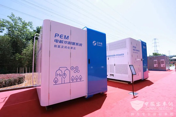 億華通 PEM 電解水制氫產品 電解槽 多元化業務