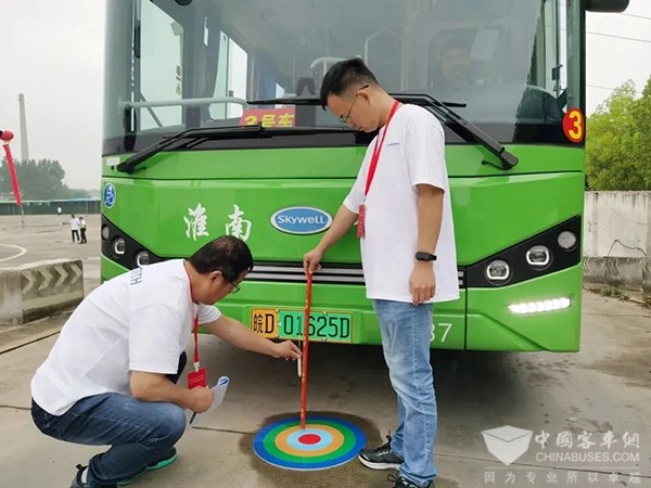 開沃新能源汽車 新能源公交車 淮南公交 駕駛員 職業技能競賽