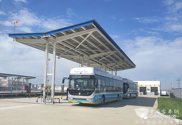 海珀爾新能源 電解水制氫 綠氫 燃料電池 公交車