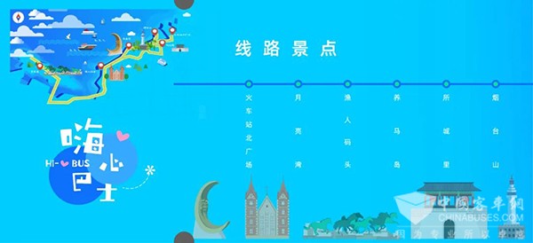 煙臺公交集團 旅游線路 嗨心巴士 煙臺國旅 