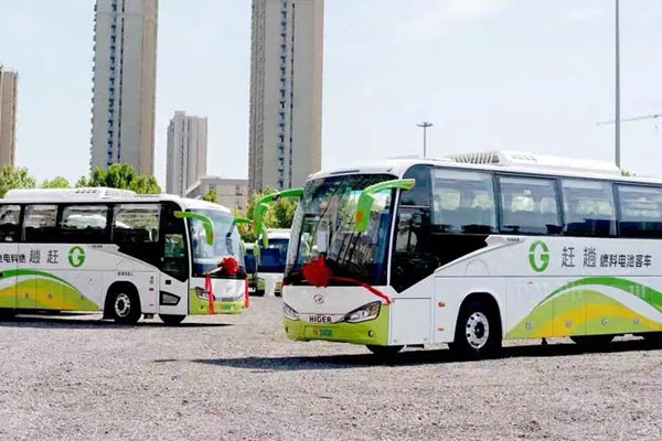 新研氫能聯合蘇州金龍 20臺氫燃料電池客車北京經開區投運