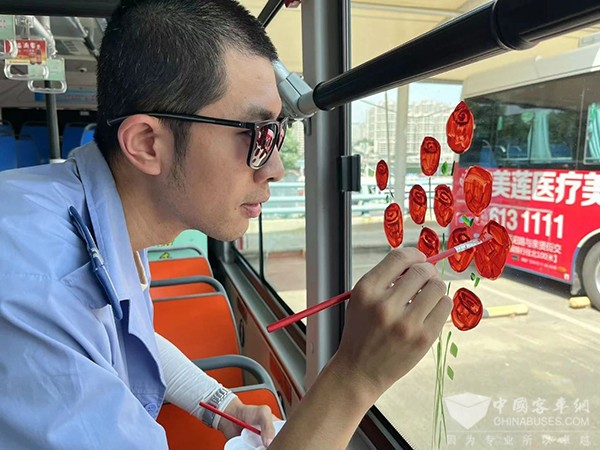 太原公交 傳統文化 浪漫七夕 主題車廂