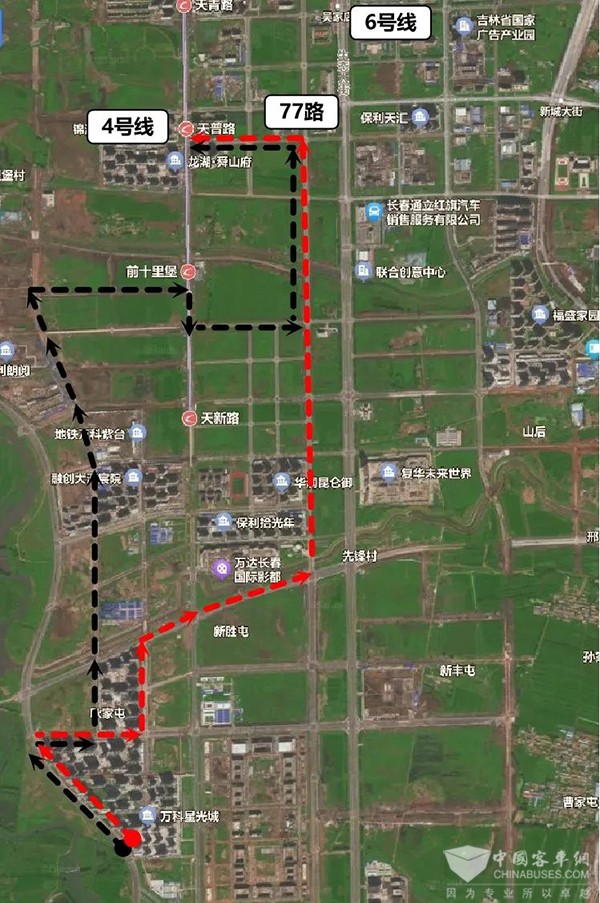 長春公交集團  公交短接駁 微循環(huán)線路 開通試運營