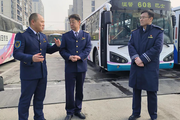 交運集團領導親臨現場 溫馨巴士開展元旦節前安全督導檢查