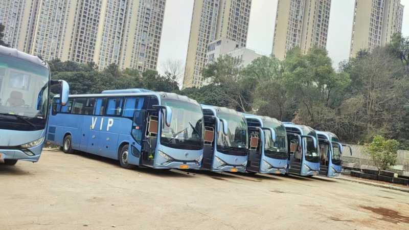 2023年6月 多臺國六50座申龍6126氣囊雙開門高配車 