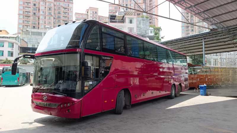 國四雙橋 后吊輪 55座海格一層半營運車