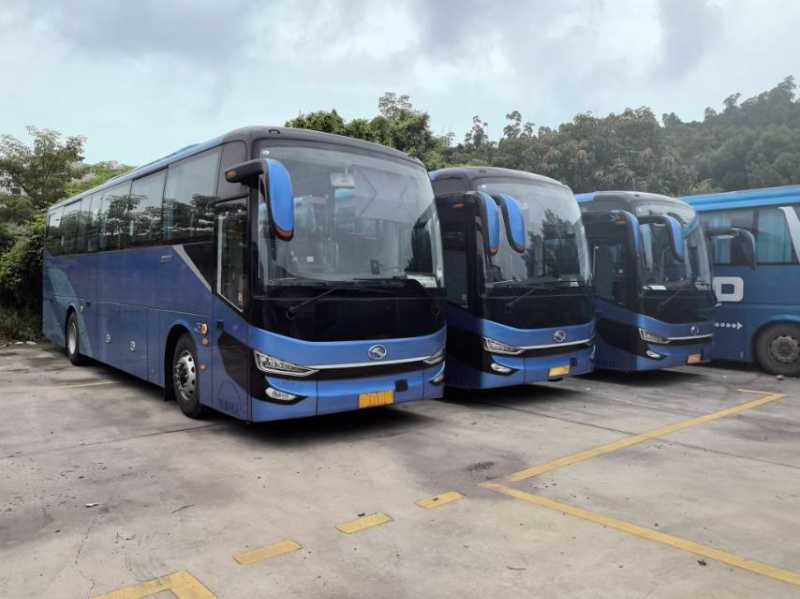 2023年9月 多臺粵牌國六48座金龍6112準新旅游車