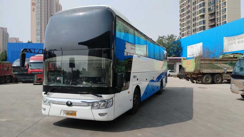 2015年11月 東北配湖北牌國四55座宇通6126有衛生間旅游車