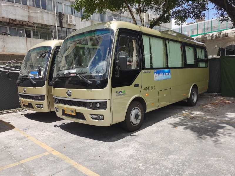 2023年12月 同款兩臺粵牌22座國六中型營運公告宇通D7 