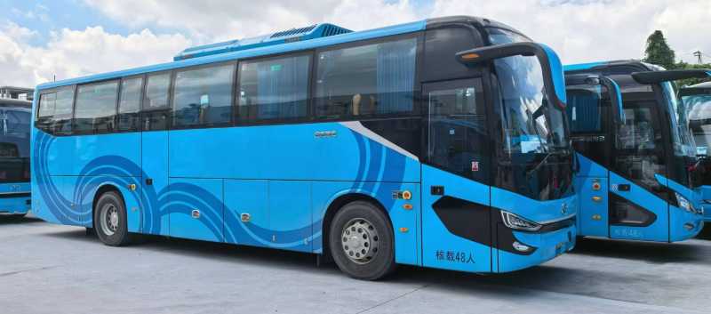 2023年11月 多臺(tái)11米48座大型高一級(jí)公告金龍6112電車