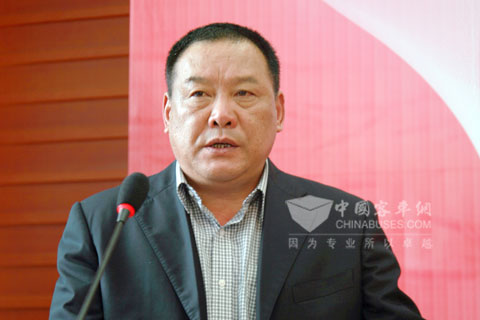 安凱技術(shù)服務(wù)部劉家明部長(zhǎng)發(fā)表講話