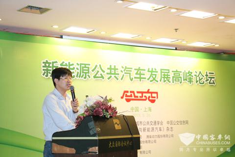 天津松正公司高級副總裁寧國寶博士發表演講