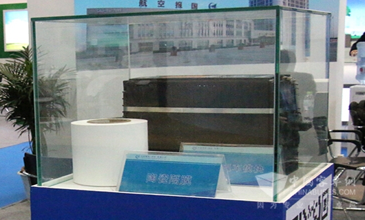 中航鋰電在展會上展示的陶瓷隔膜