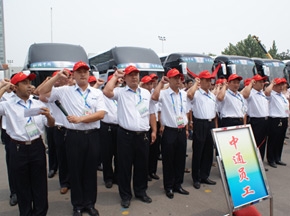 以奧運(yùn)精神服務(wù)全運(yùn)會——中通客車全運(yùn)服務(wù)車隊獲好評