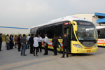 齊聚恒通 乘坐恒通快速充電純電動客車