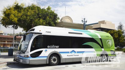 美國加州Foothill引進(jìn)13輛Proterra電動客車 