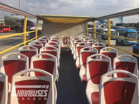 亞星雙層敞篷觀光車將出口沙特